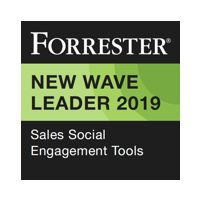 Hootsuite awarded the Forrester New Wave Leader 2019 award in the Sales Social Engagement Tools category
